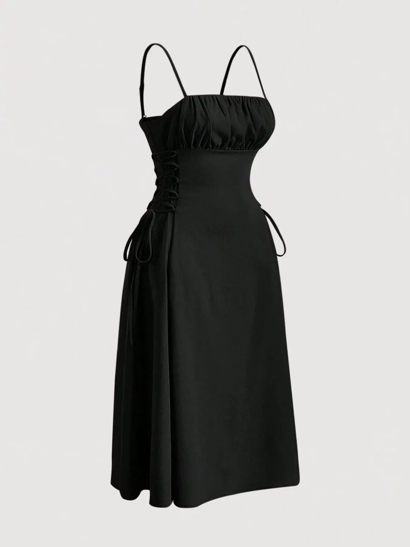Hazel Blues® | Lace-Up Side A-Line Cami Dress