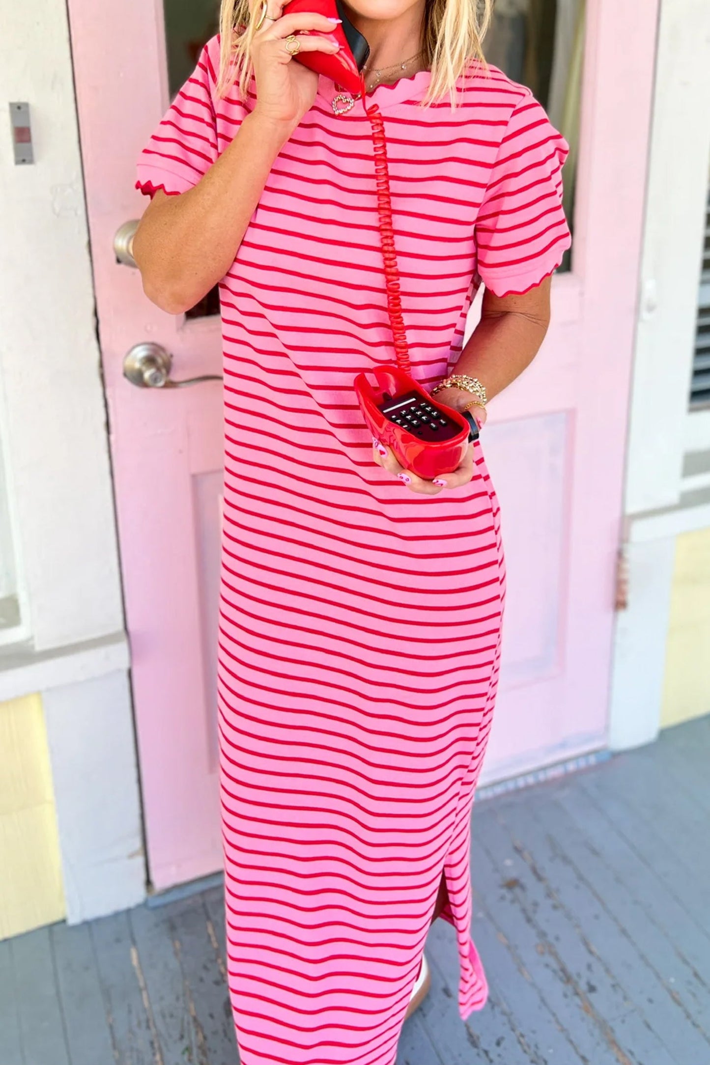 Hazel Blues® | Stripe Right Dress