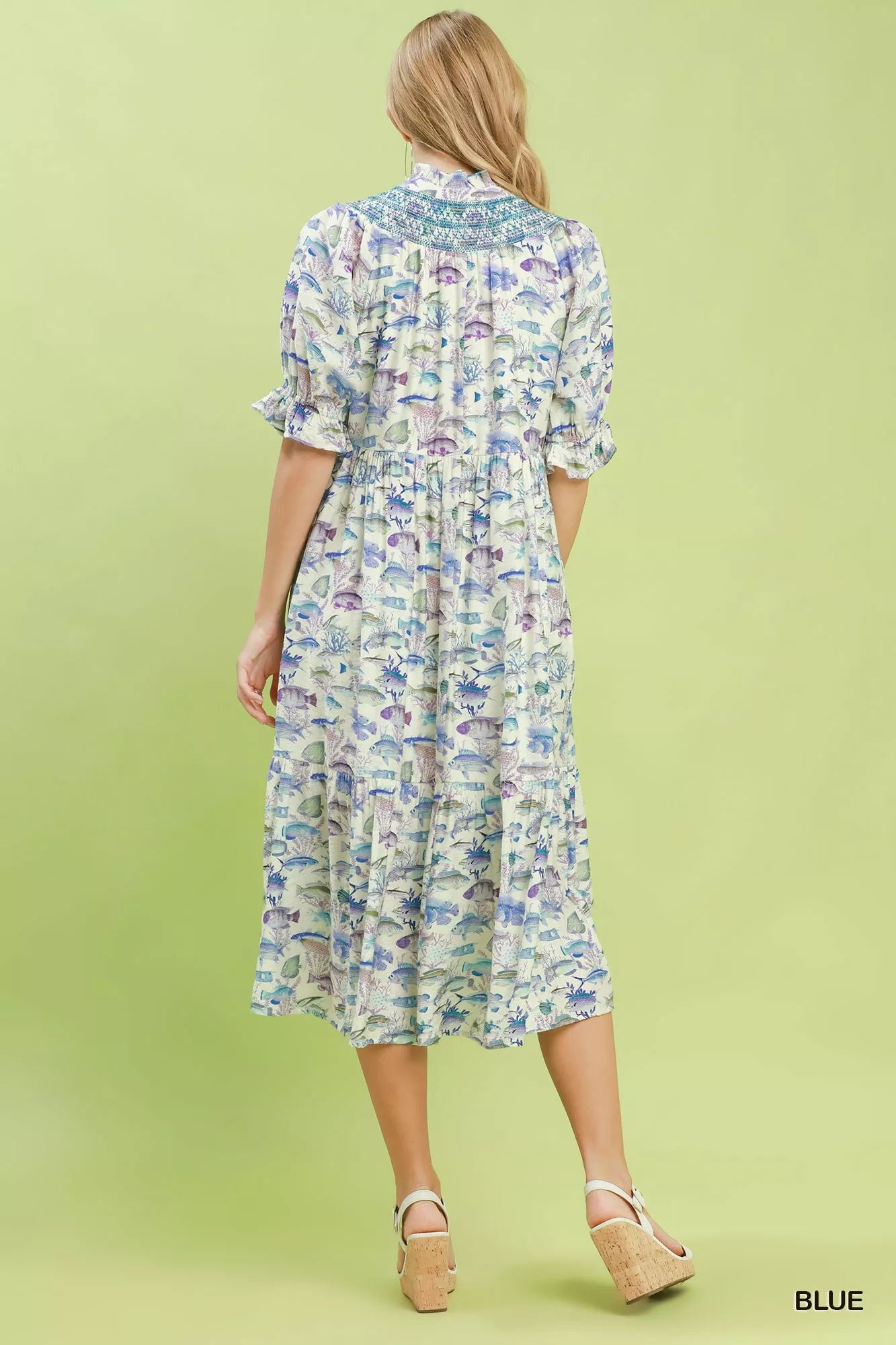 Hazel Blues® | Easy Does It Dress | Tiered Dress