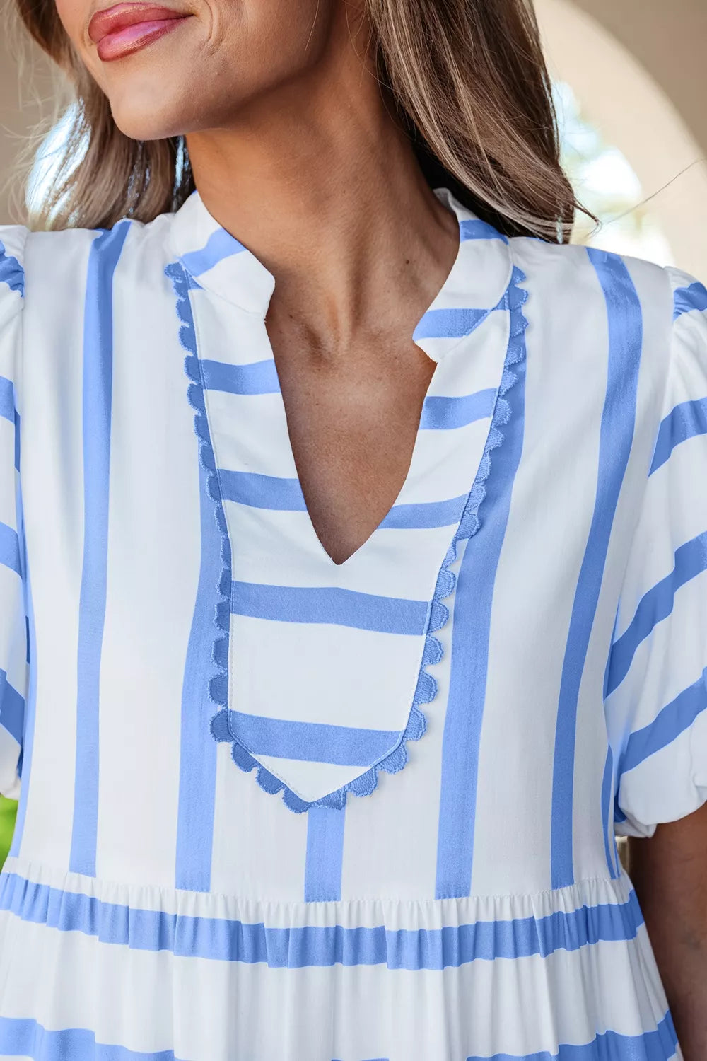 Hazel Blues® | Stripe Right Dress | Striped Dress