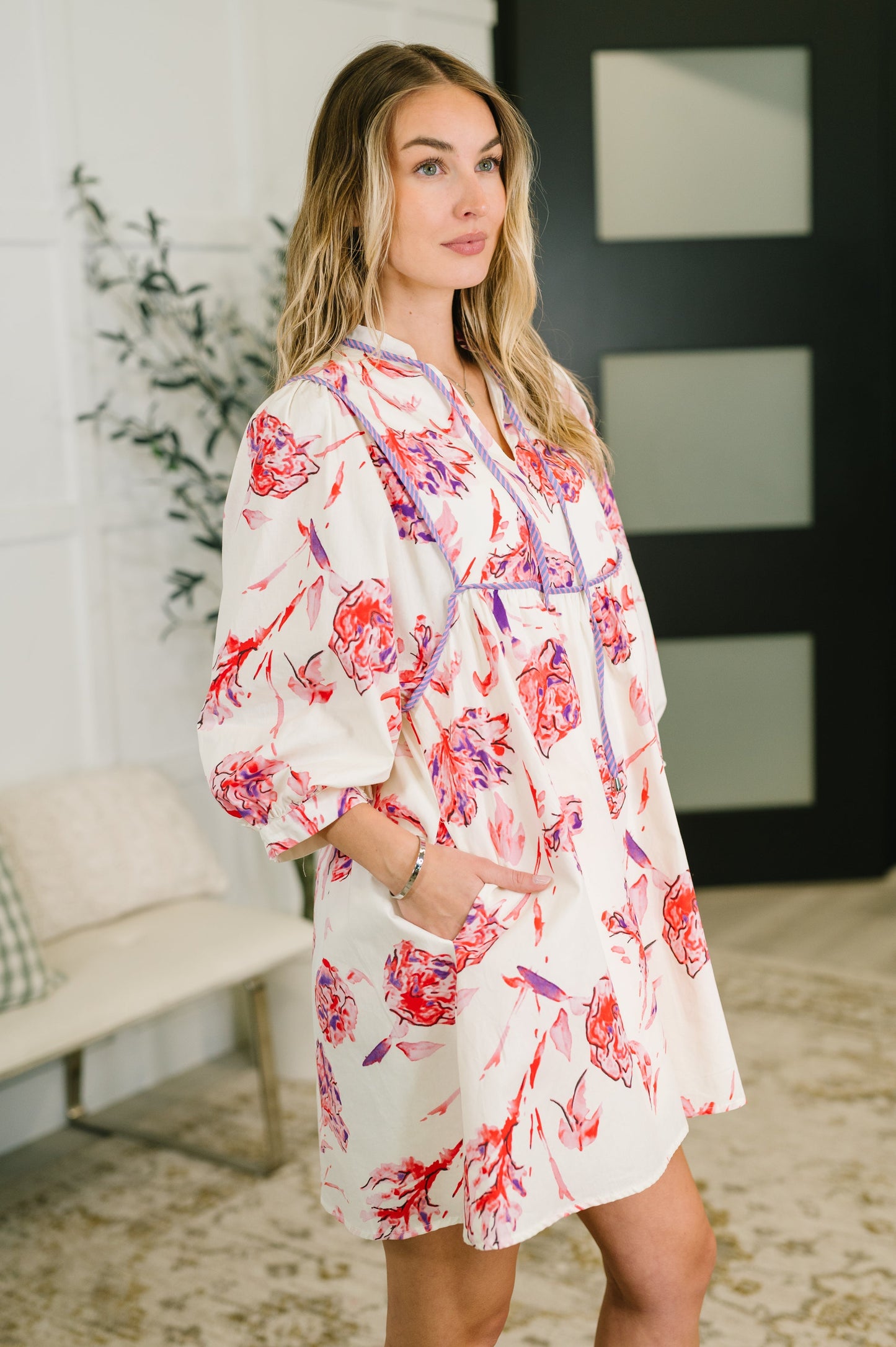 Hazel Blues® | Destination Unknown Floral Dress