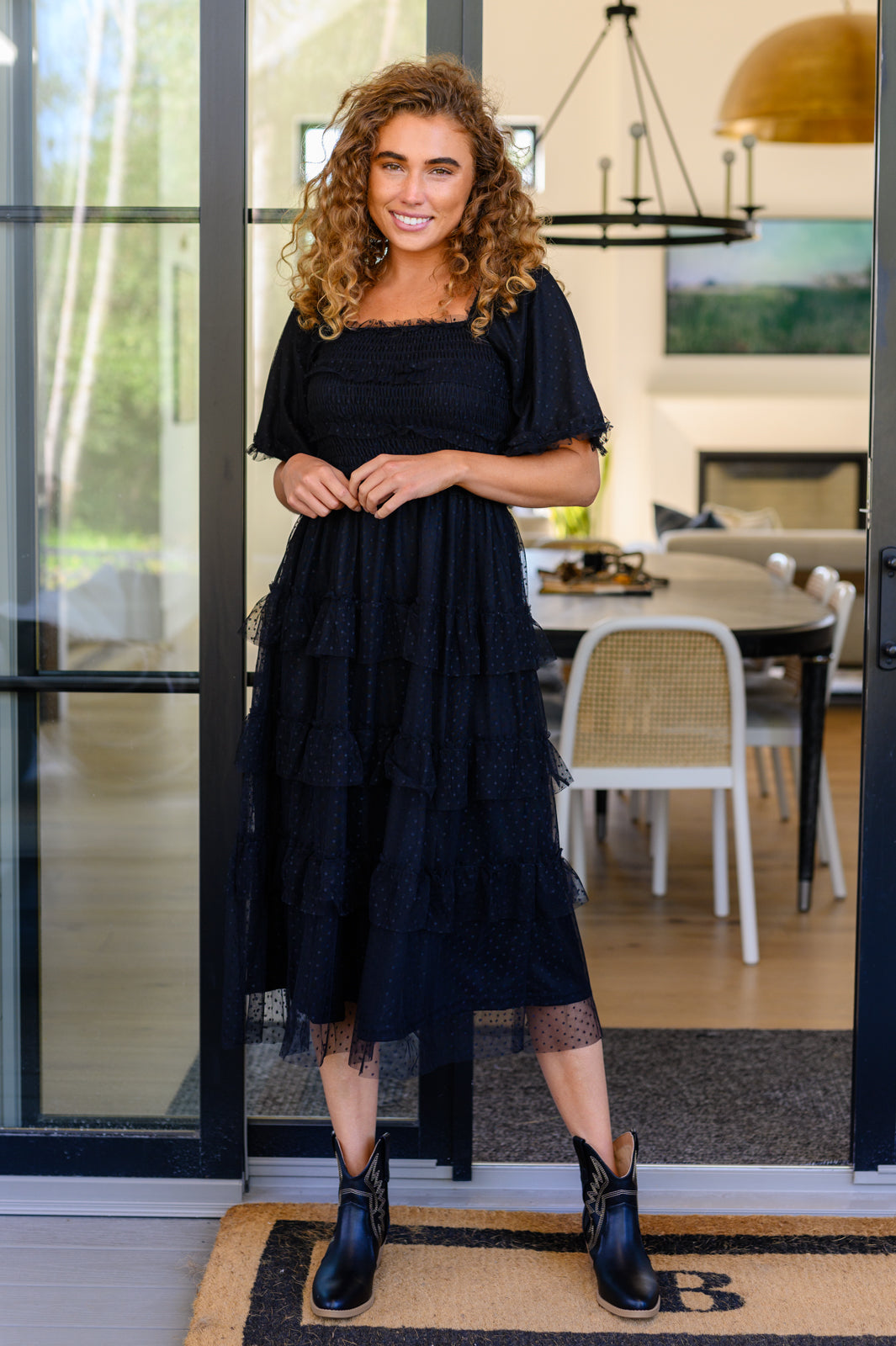 Hazel Blues® | Midnight Waltz Midi Dress