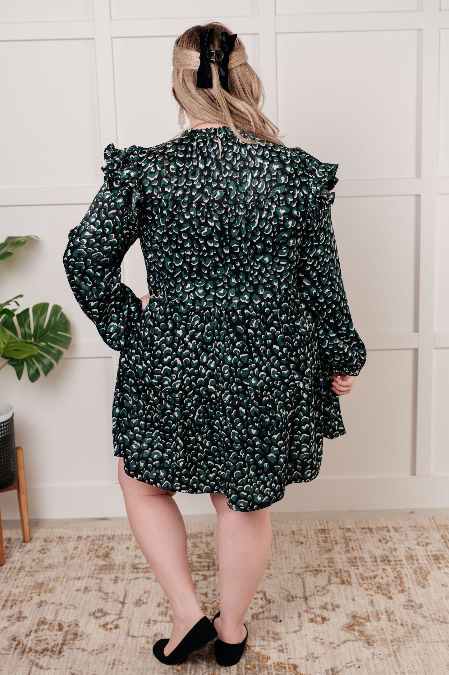 Hazel Blues® | Right As Rain Ruffle Detail Dress