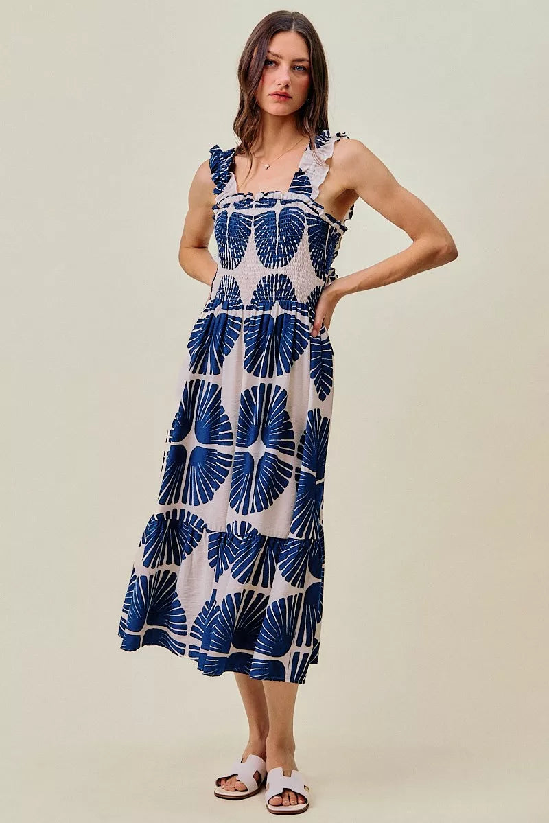 Hazel Blues® | Easy Does It Dress | Tiered Dress
