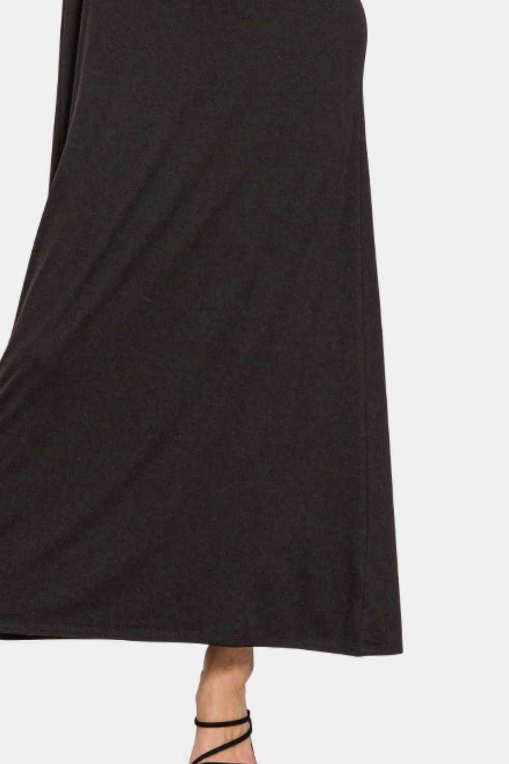 Hazel Blues® | Zenana Scoop Neck Wide Strap Tank Dress
