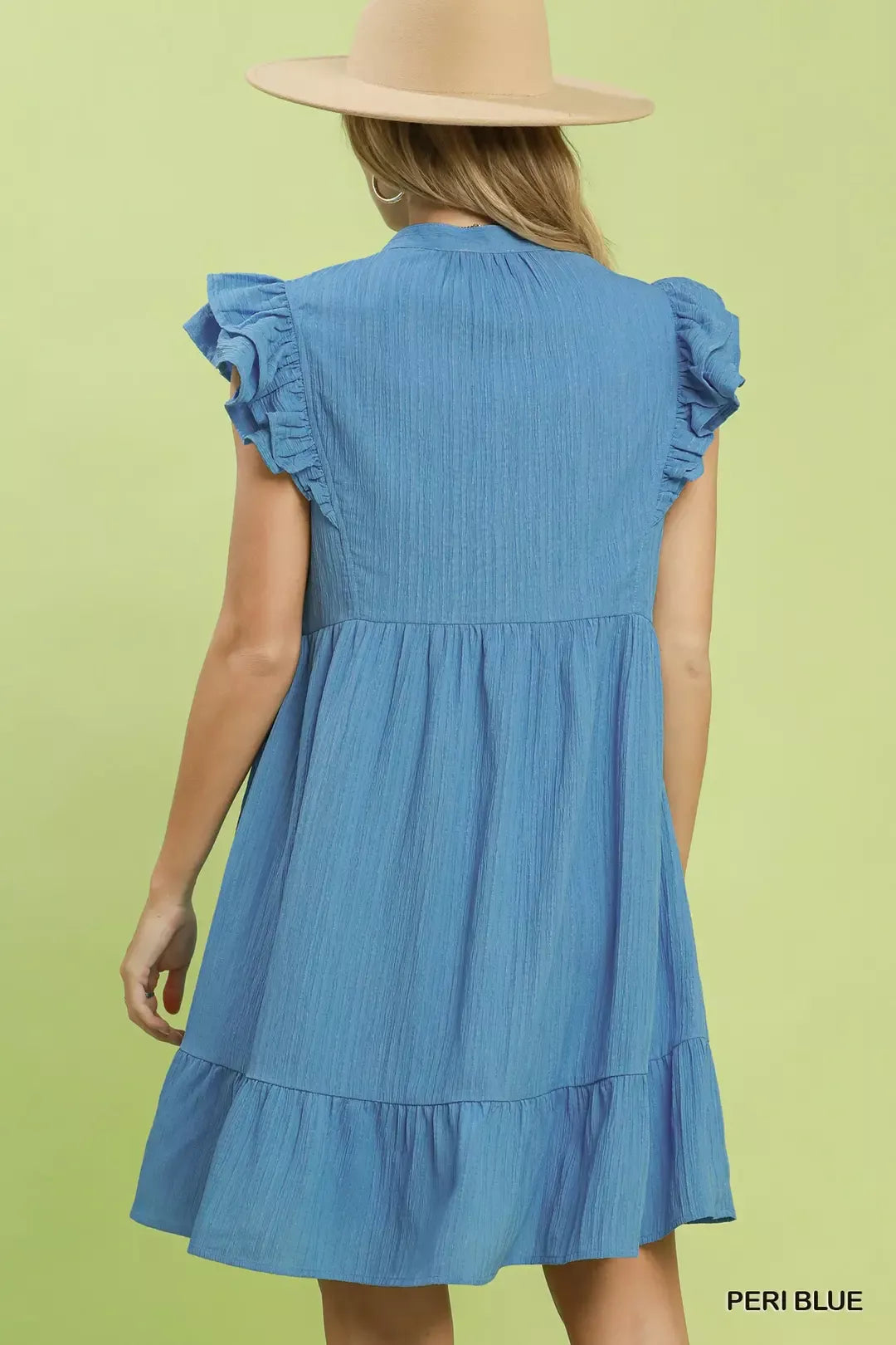 Hazel Blues® | Umgee Ruffle Sleeve Babydoll Dress
