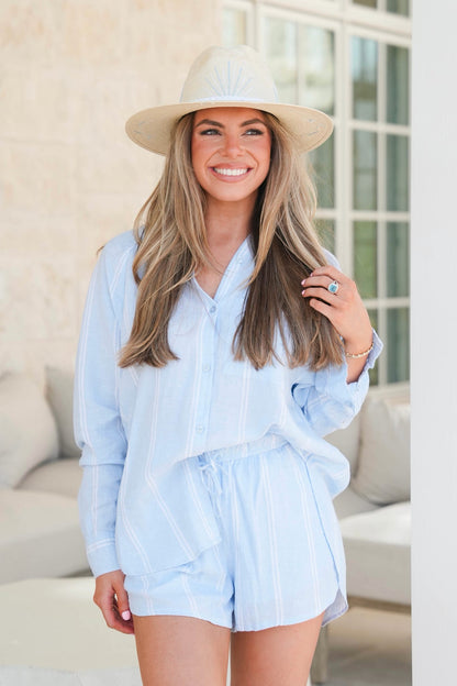 Z Supply Perfect Linen Striped Top