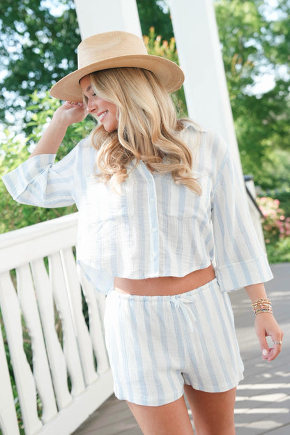 Z Supply Daylight Striped Airy Short