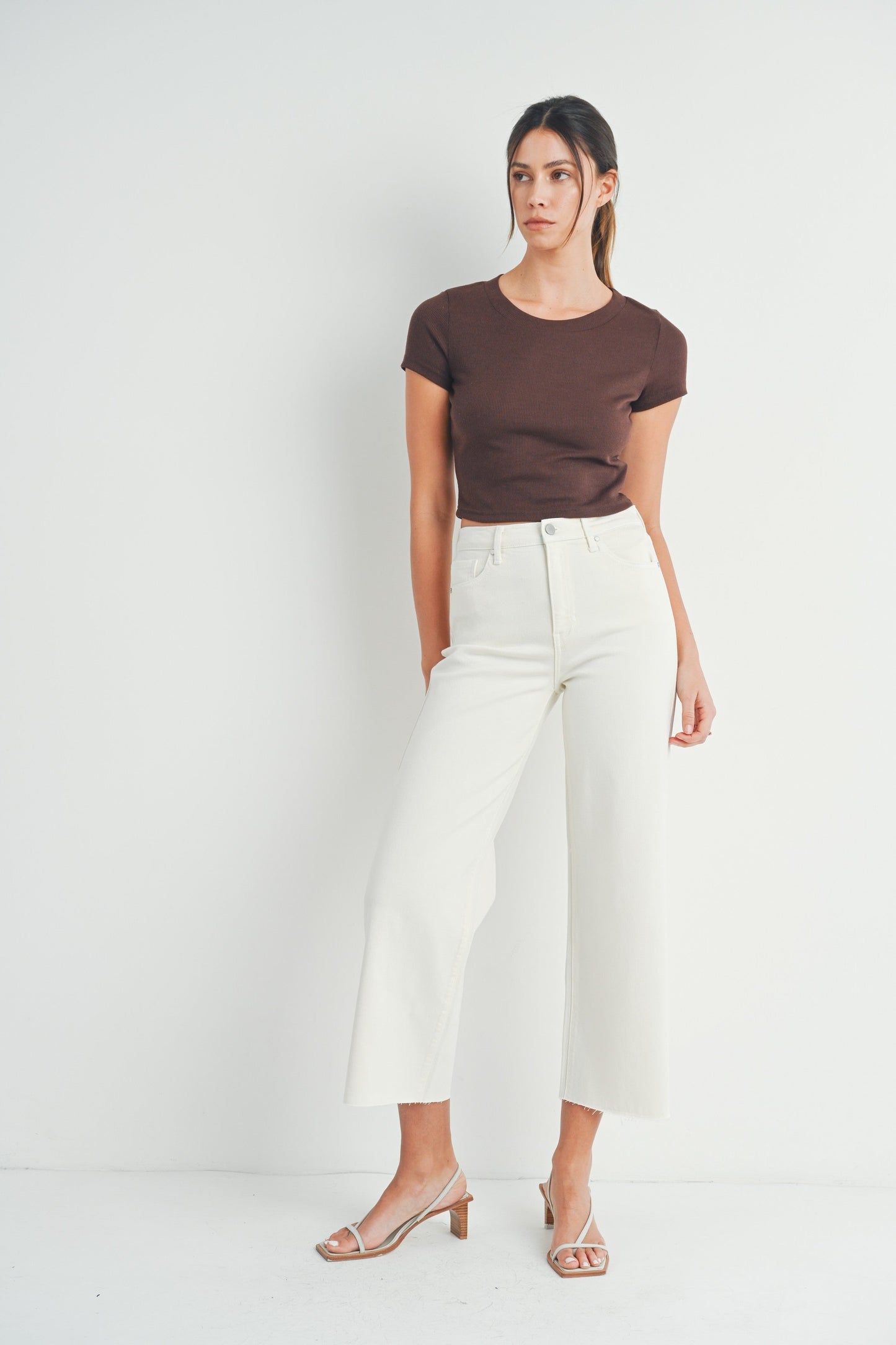 Just Black Scissor Cut Jeans