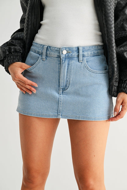 Just Black Denim Skort