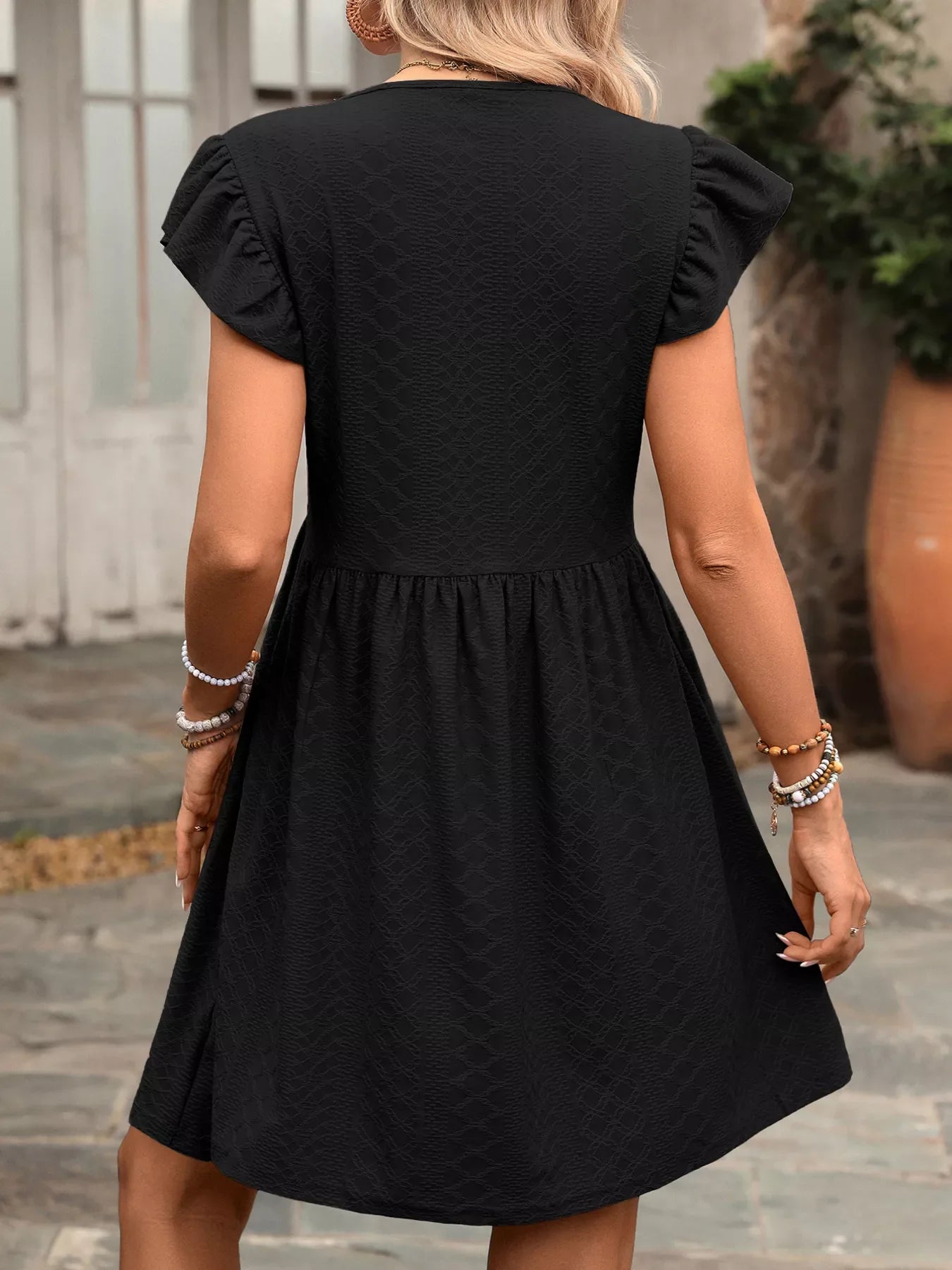 Hazel Blues® |  Ruffle Romance Dress | Ruffle Dress