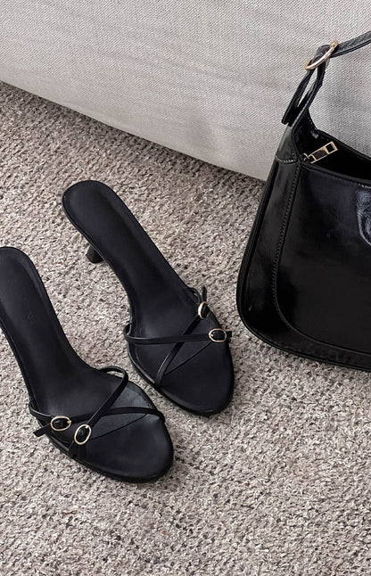 Billini Wyler Black Heels