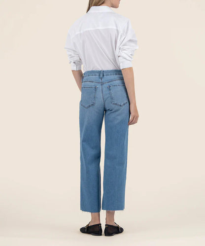 Kut High Rise Meg Wide Leg Jeans