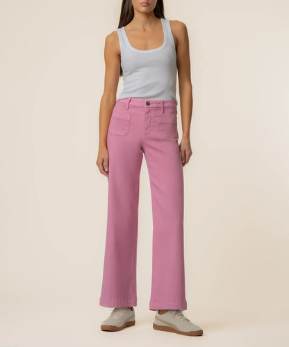 Kut Meg High Rise Wide Leg w/Patch Jean