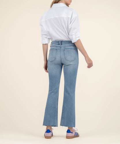Kut Kelsey High Rise Ankle Flare Jean