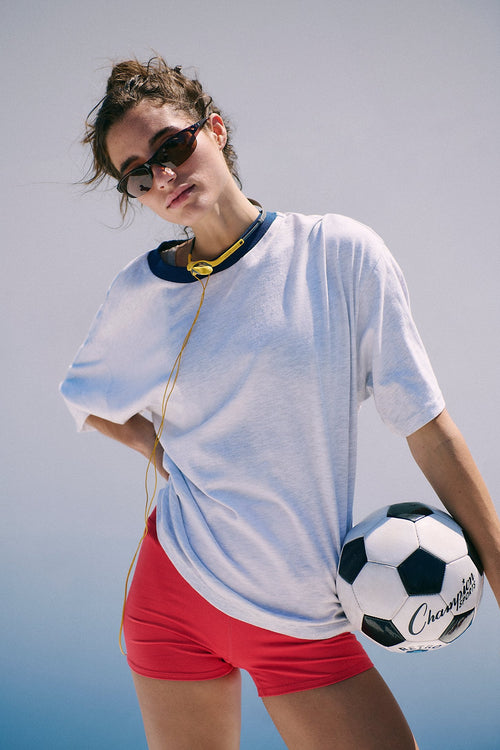 FP Movement Heather Colorblock Tackle Tee