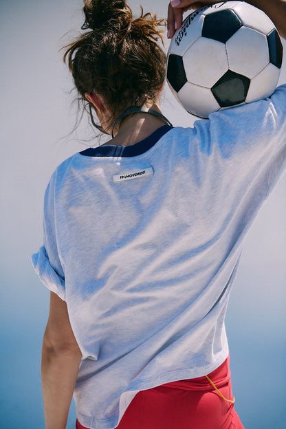 FP Movement Heather Colorblock Tackle Tee