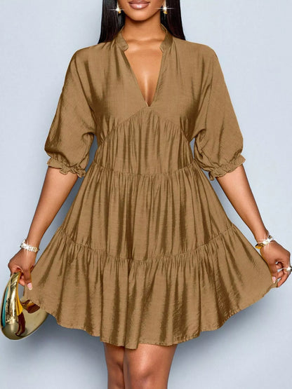Easy Does It Dress | Tiered Dress