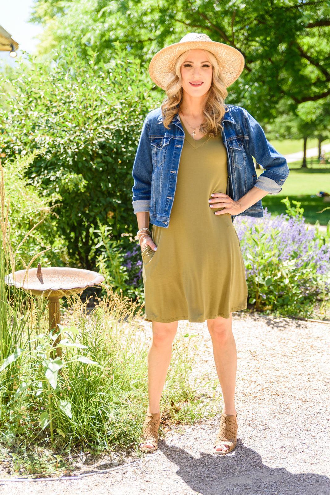Hazel Blues® | Counting On You T-Shirt Dress