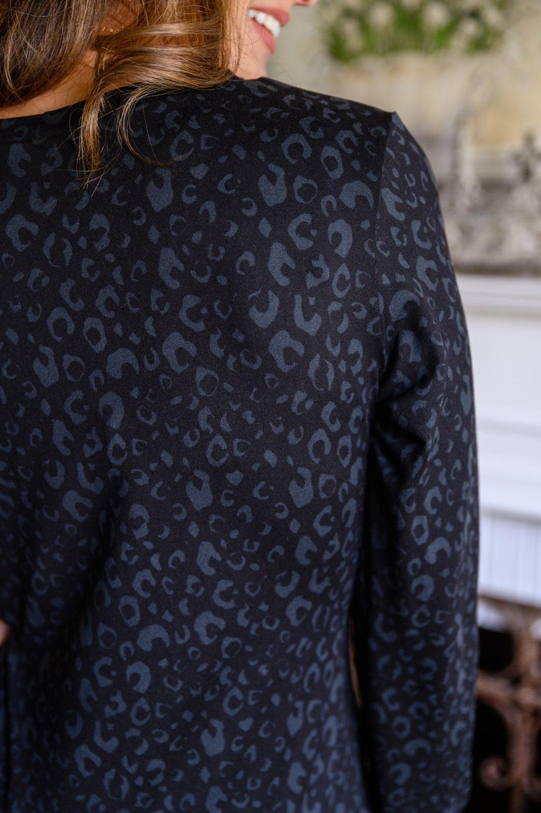 Hazel Blues® | Wishful Thinking Animal Print Dress In Black